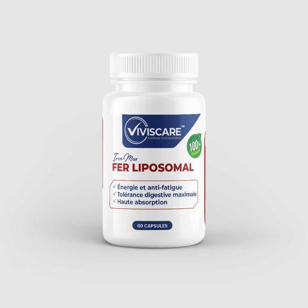 Fer Liposomal + Vitamine C 60 Capsules - الحديد