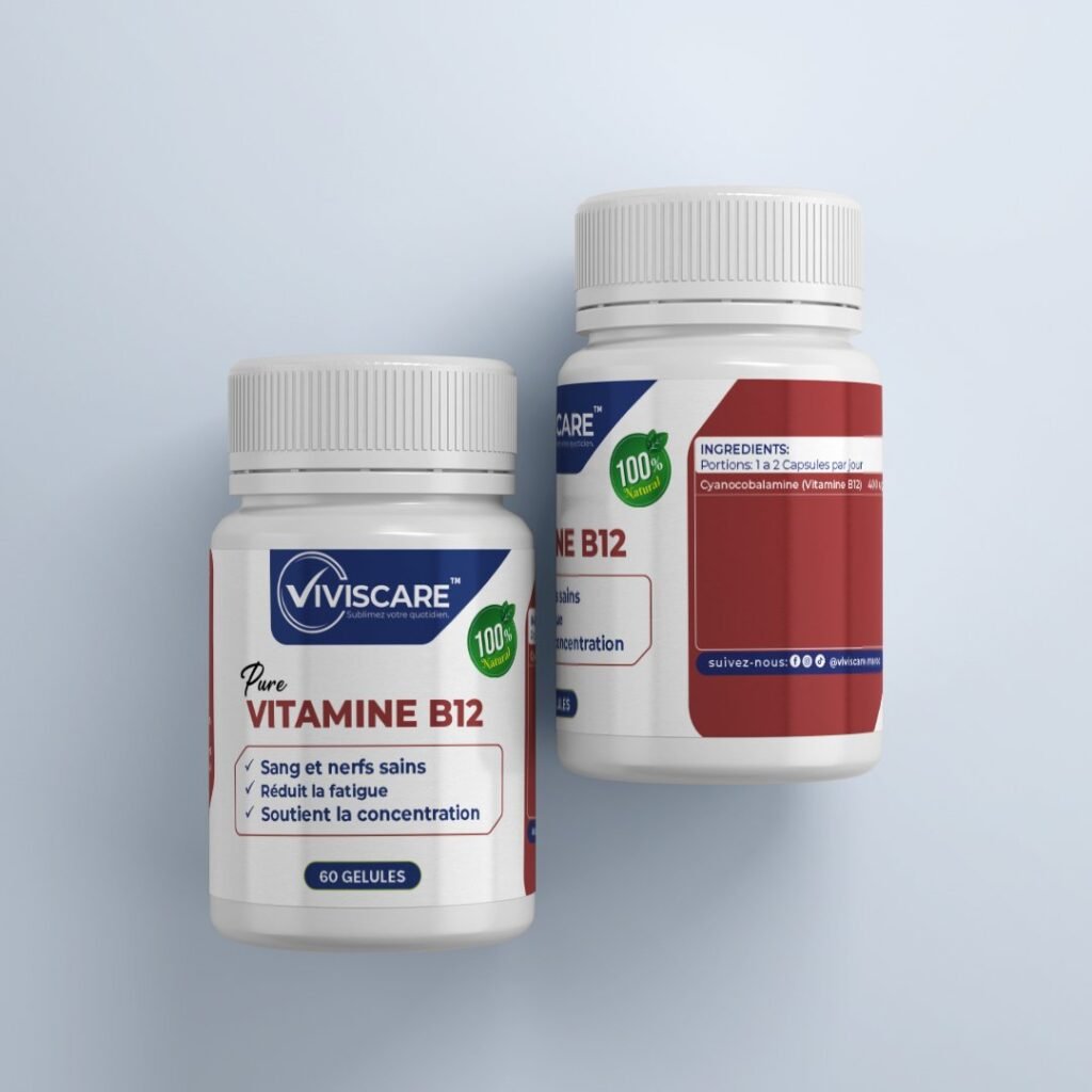 Vitamine B12 60 Capsules - فيتامين ب12