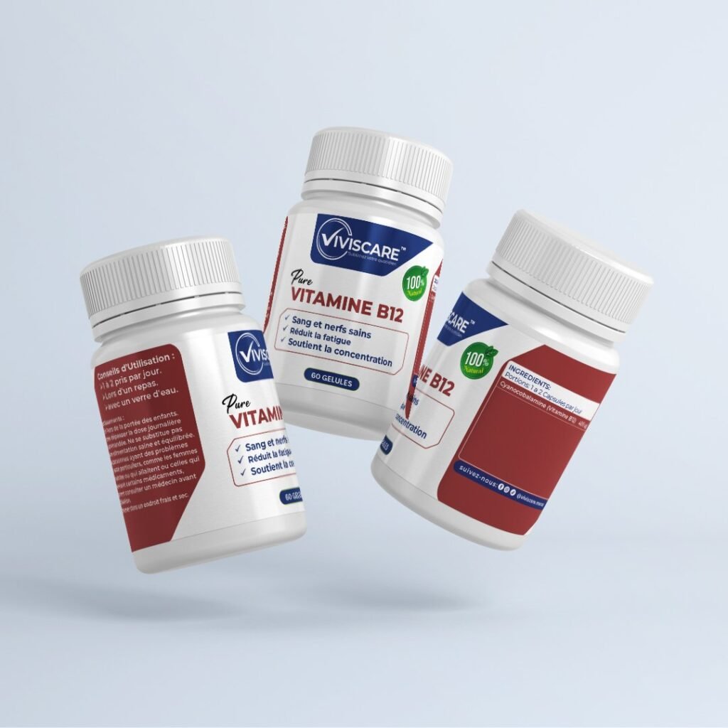 Vitamine B12 60 Capsules - فيتامين ب12