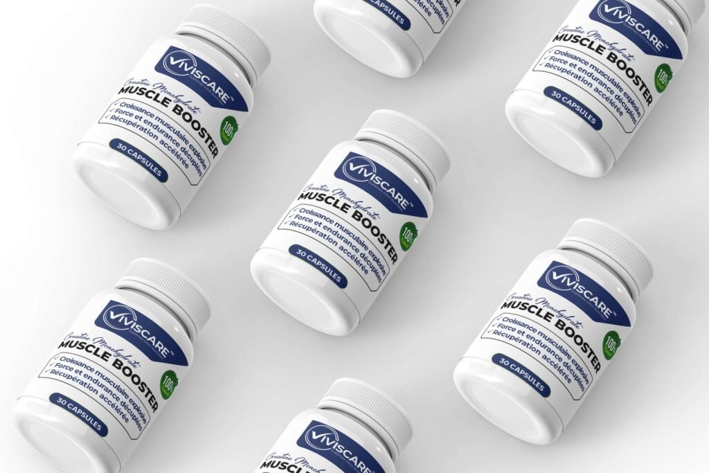 Muscle Booster - Créatine monohydrate 30 Capsules
