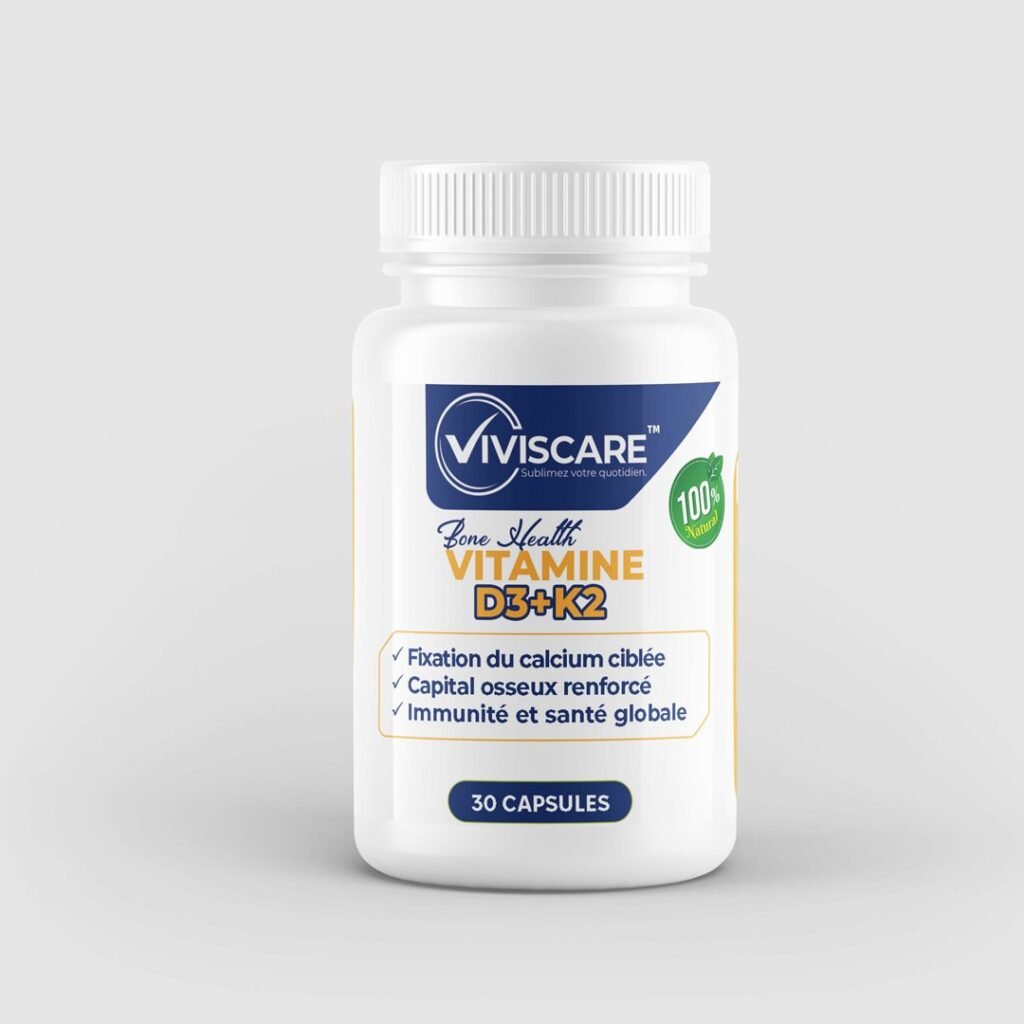 Vitamine D3+K2 30 Capsules - فيتامين D3+K2