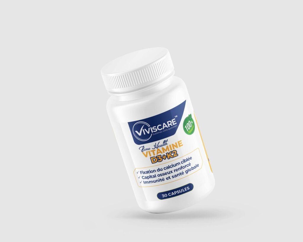 Vitamine D3+K2 30 Capsules - فيتامين D3+K2