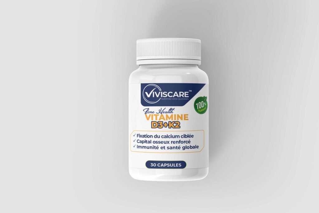 Vitamine D3+K2 30 Capsules - فيتامين D3+K2