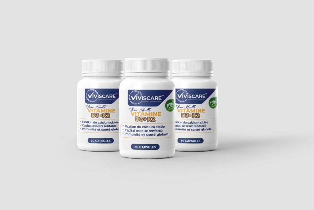 Vitamine D3+K2 30 Capsules - فيتامين D3+K2