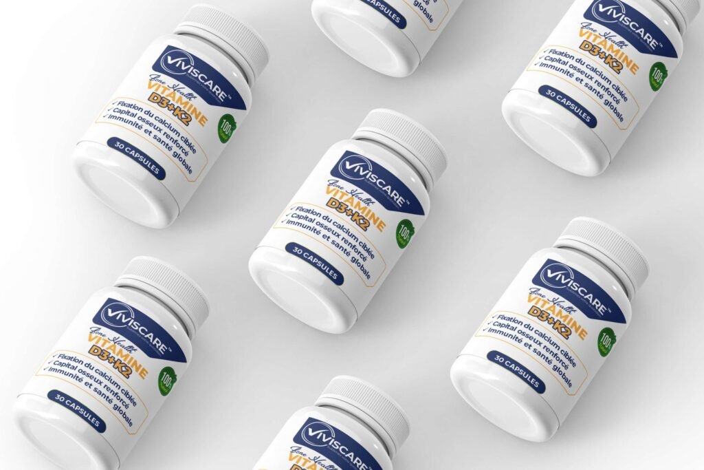 Vitamine D3+K2 30 Capsules - فيتامين D3+K2
